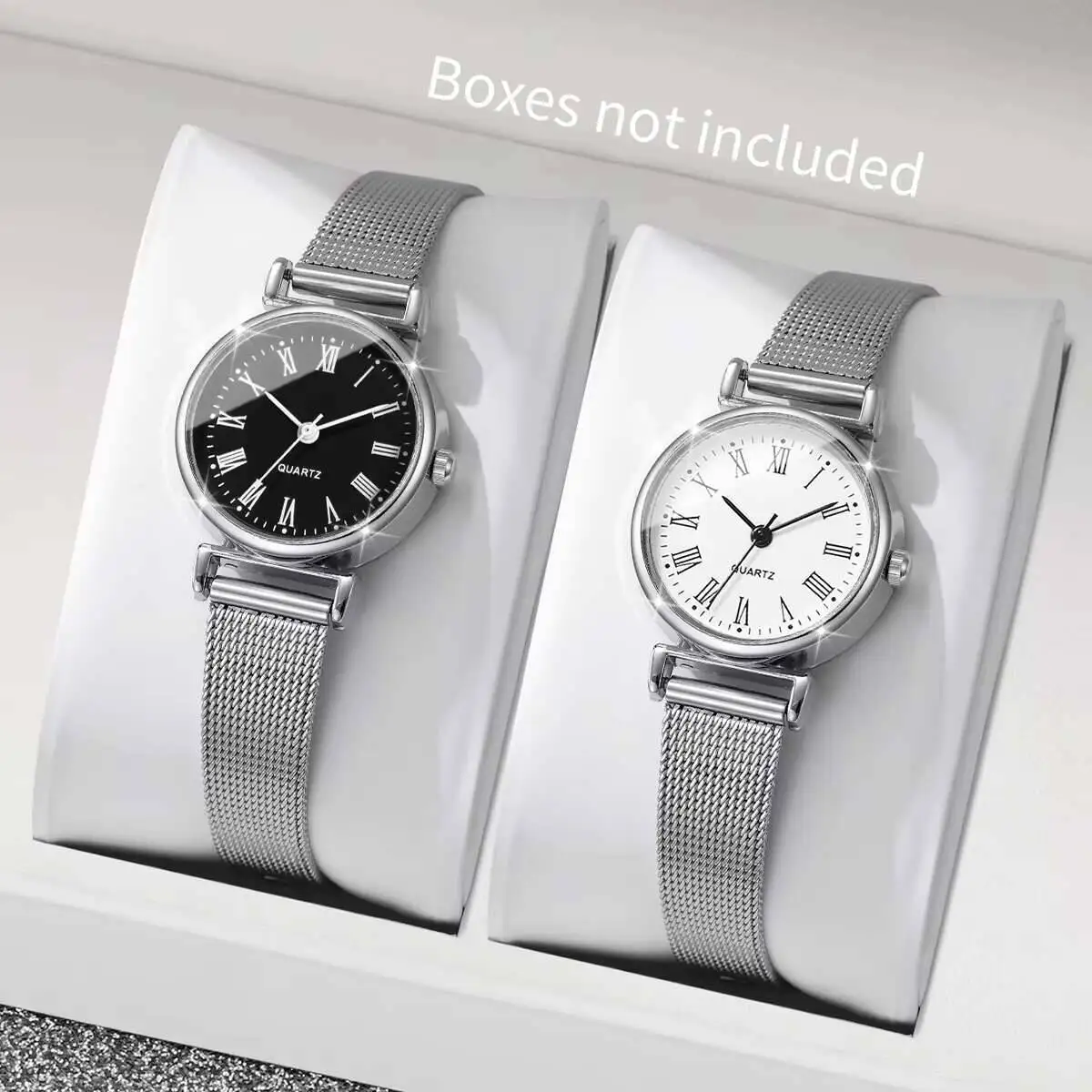 Stainless Mesh Band - 1/2 SZT. Modne Zegarki Damskie Casual