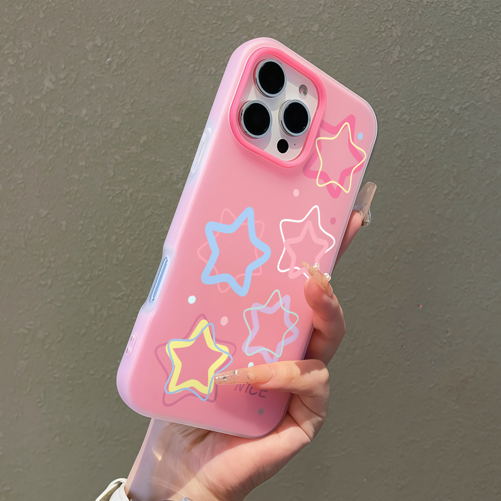 Samsung Galaxy A55 - Etui na telefon Kawaii Outlines Star