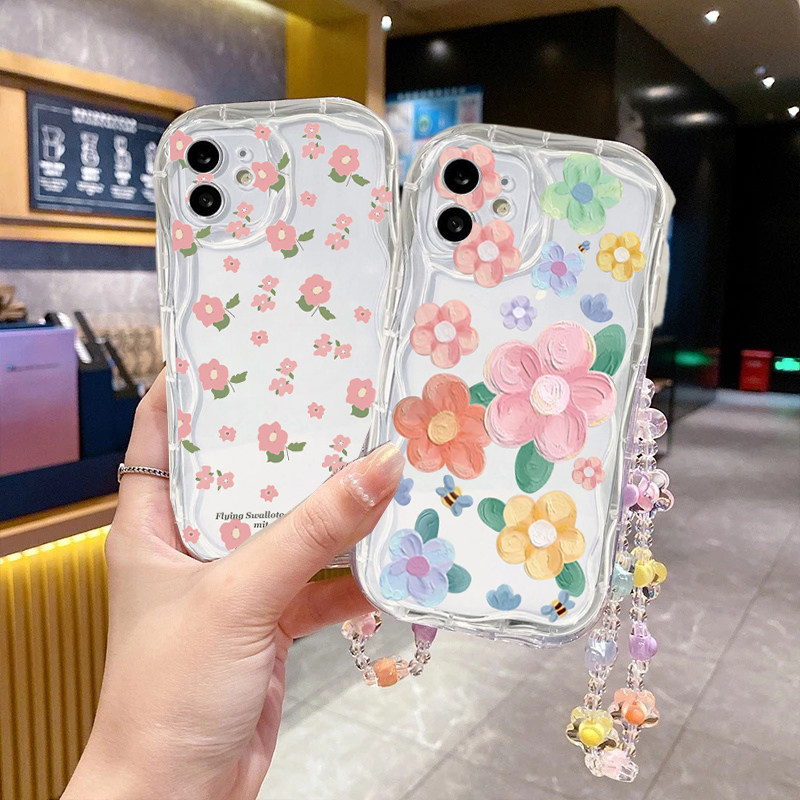 Vivo Y28 - Etui z bransoletką kwiatową dla VIVO