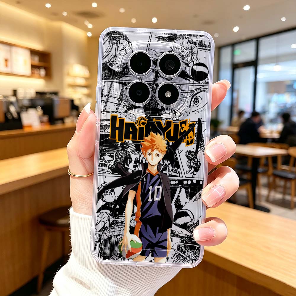 Xiaomi Poco X6 - Haikyuu Fajne Etui Ochronne Przezroczyste na