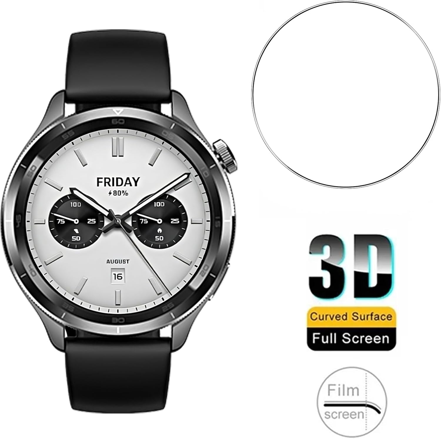 3 szt. Szkło hartowane Smartwa – Xiaomi Smartwatch Accessories recenzja i cena