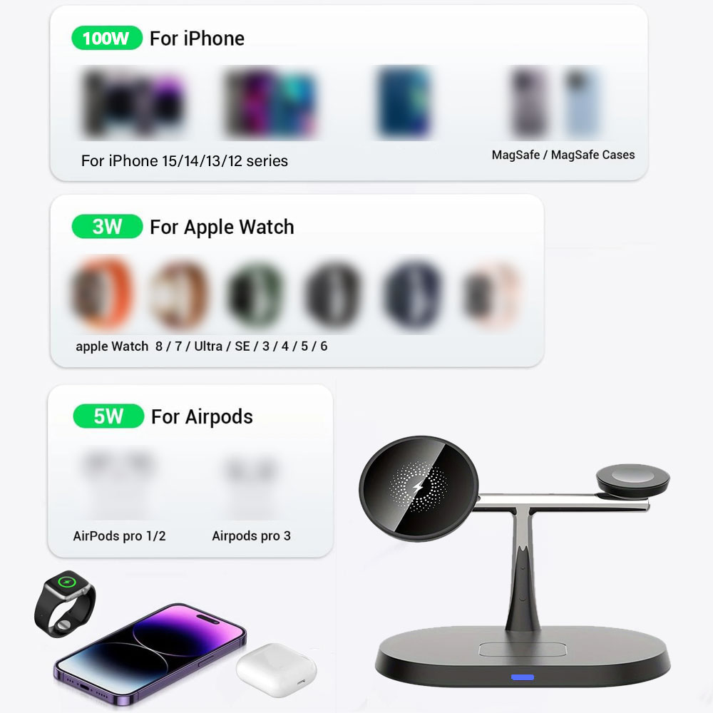 Magnetyczna bezprzewodowa stac – Watch Charger Cable recenzja i cena