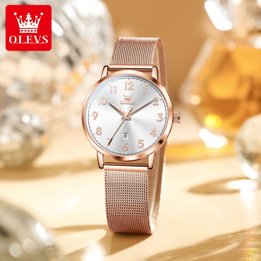 OLEVS 5653 Damski Zegarek Eleg – Stainless Mesh Band recenzja i cena