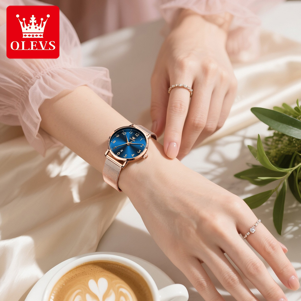 OLEVS 5653 Damski Zegarek Eleg – Stainless Mesh Band recenzja i cena