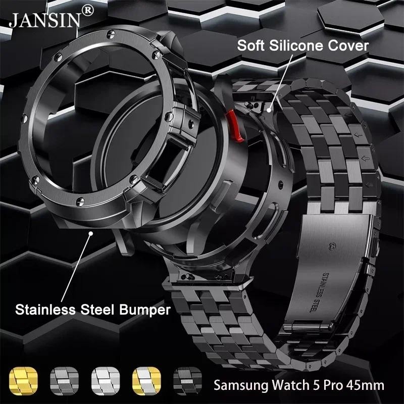 Obudowa i pasek ze stali nierd – Accessories For Galaxy Watch 5 recenzja i cena