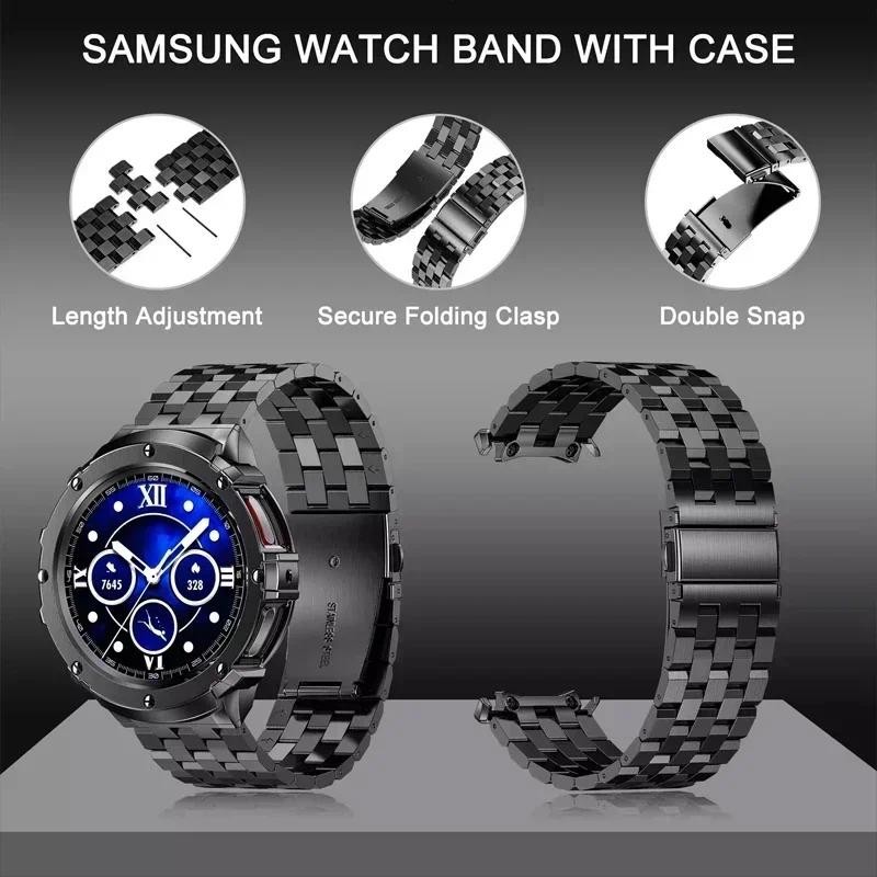 Obudowa i pasek ze stali nierd – Accessories For Galaxy Watch 5 recenzja i cena