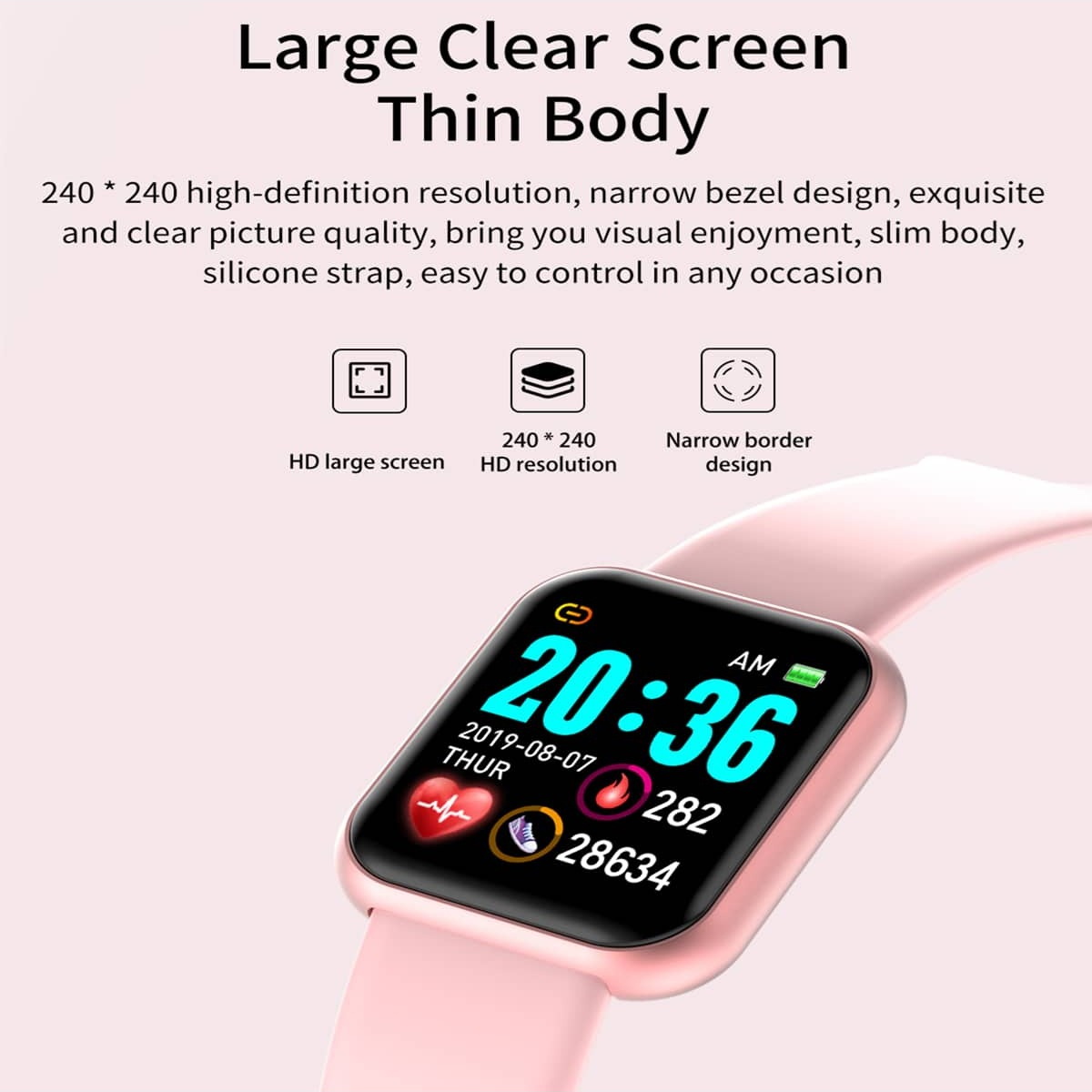 Inteligentny zegarek wiadomość – Smartwatch Touch recenzja i cena