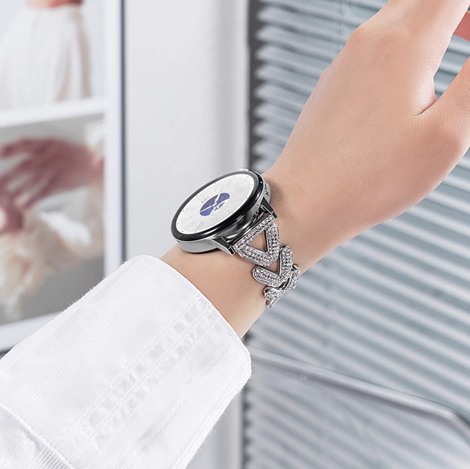 Luksusowy diamentowy pasek met – Accessories For Galaxy Watch 5 recenzja i cena