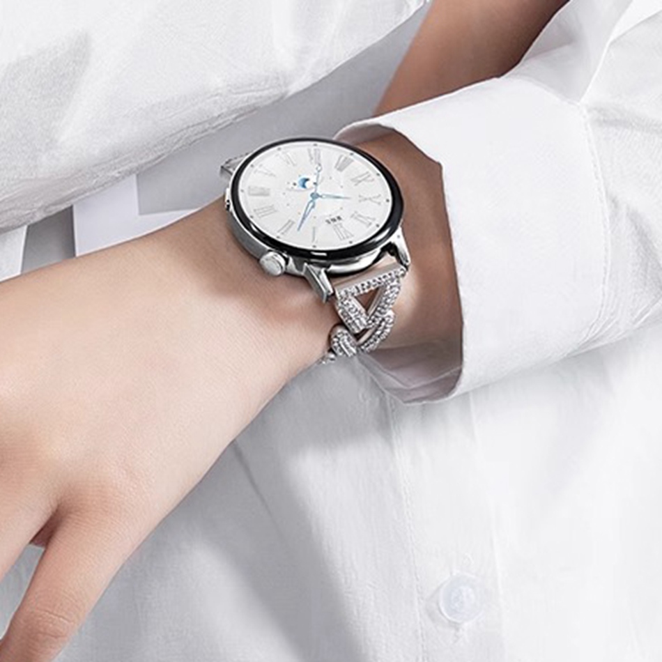 Luksusowy diamentowy pasek met – Accessories For Galaxy Watch 5 recenzja i cena