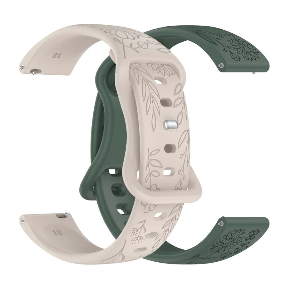 20 22mm 3D Kwiatowy Silikonowy – Accessories For Galaxy Watch 5 recenzja i cena