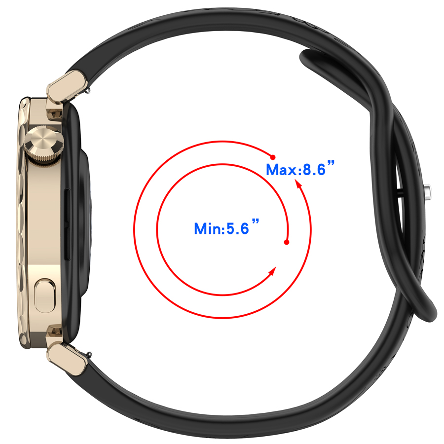 20 22mm 3D Kwiatowy Silikonowy – Accessories For Galaxy Watch 5 recenzja i cena