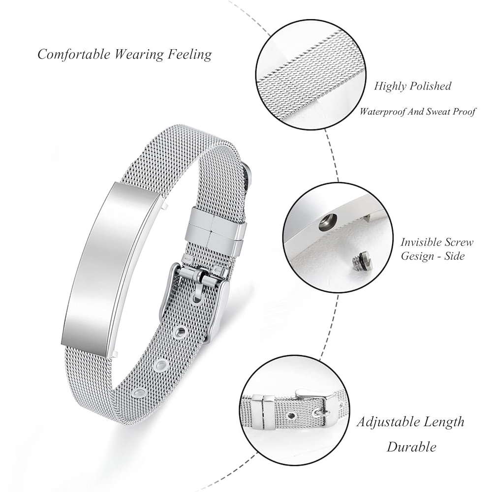 Biżuteria kremacyjna Bransolet – Stainless Mesh Band recenzja i cena