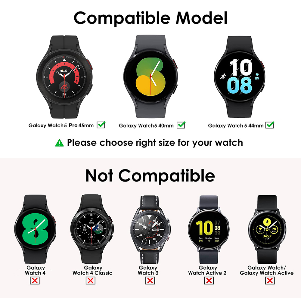 Pokrowiec + szkło hartowane do – Accessories For Galaxy Watch 5 recenzja i cena