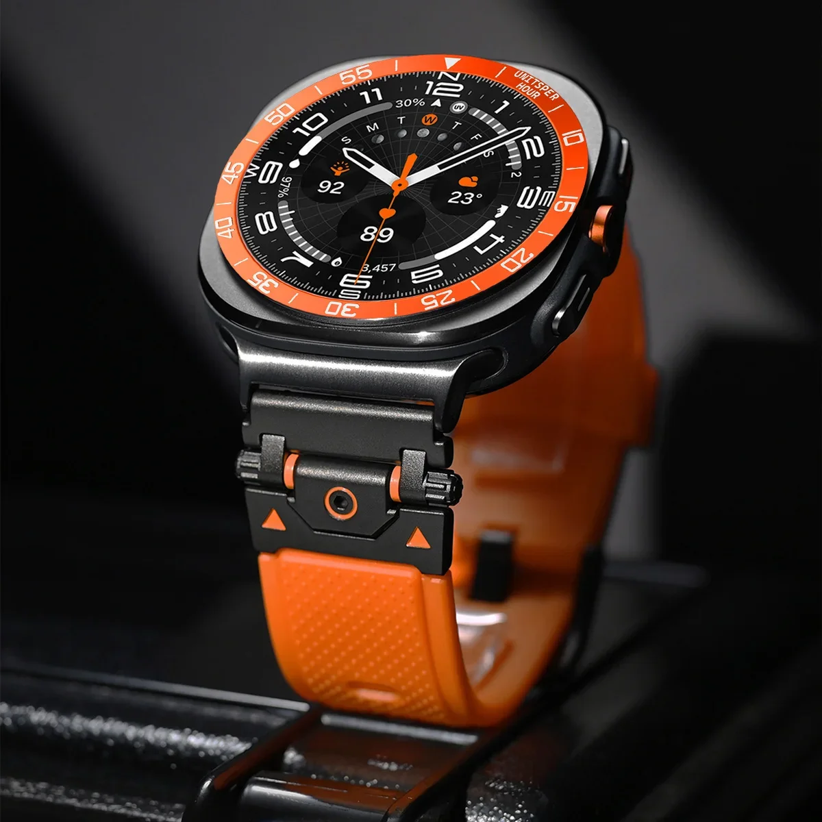 Metalowa osłona Bezel Ring Cas – Samsung Smartwatch Ultra Accessories recenzja i cena