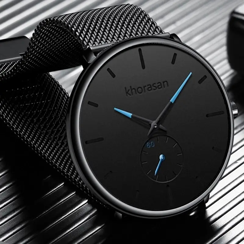 YOLAKO moda męska minimalistyc – Stainless Mesh Band recenzja i cena