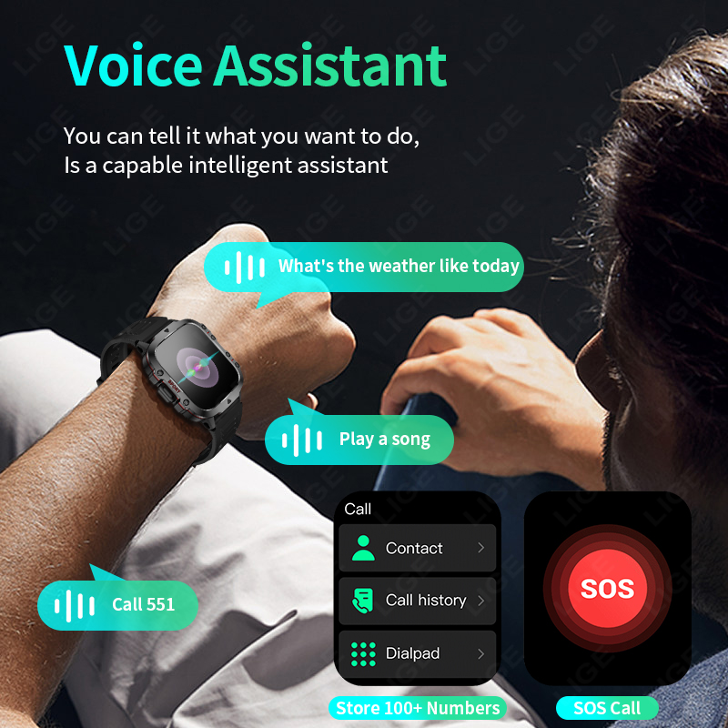 LIGE inteligentny zegarek na z – Smartwatch Face recenzja i cena