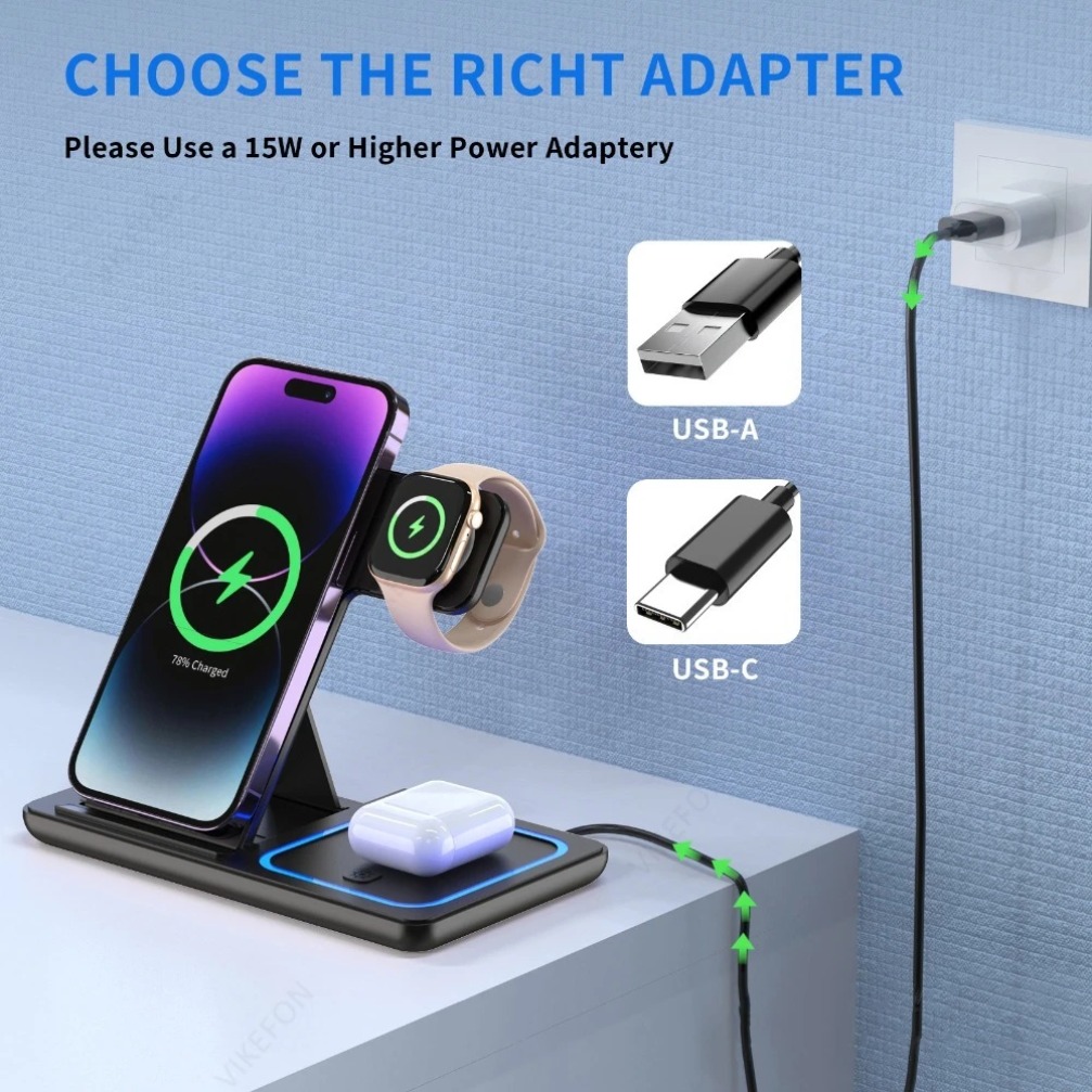 Składana bezprzewodowa stacja  – Watch Charger Cable recenzja i cena