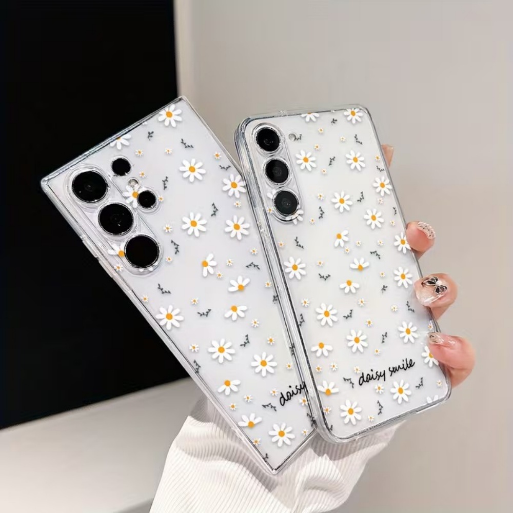 Żółto-białe kwiaty stokrotki E – Samsung Galaxy A55 recenzja i cena